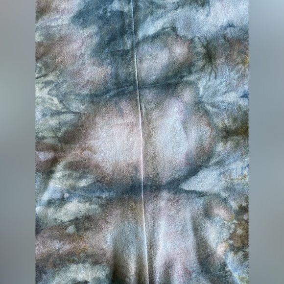 Boho Baby: One of a Kind Iced Dyed Overalls Romper 24m Blue/Green/Brown/Purple - Picture 9 of 14